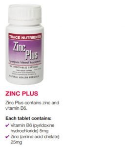 zinc plus trace nutrients
