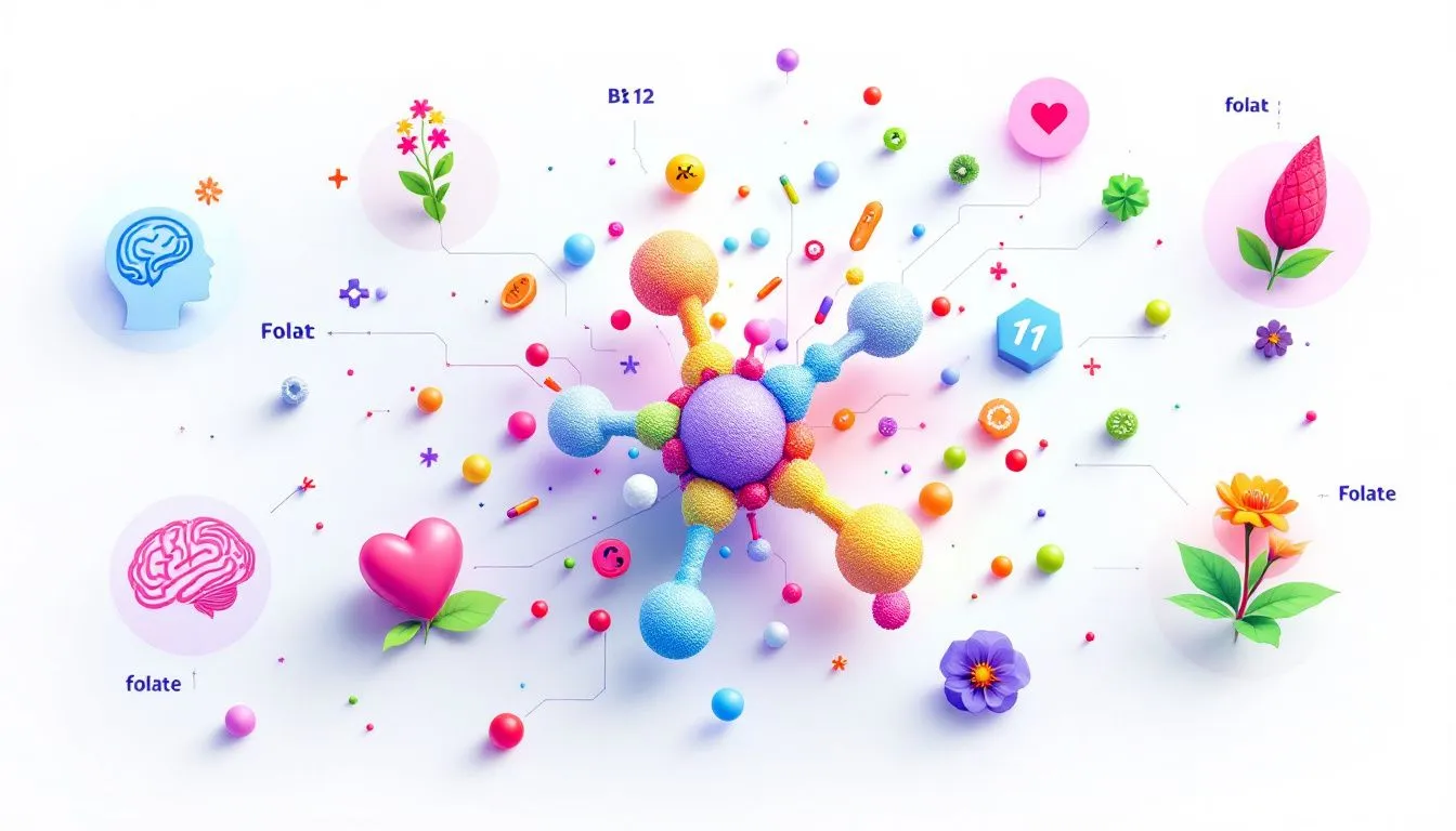 A collection of various methylated vitamins and their benefits.