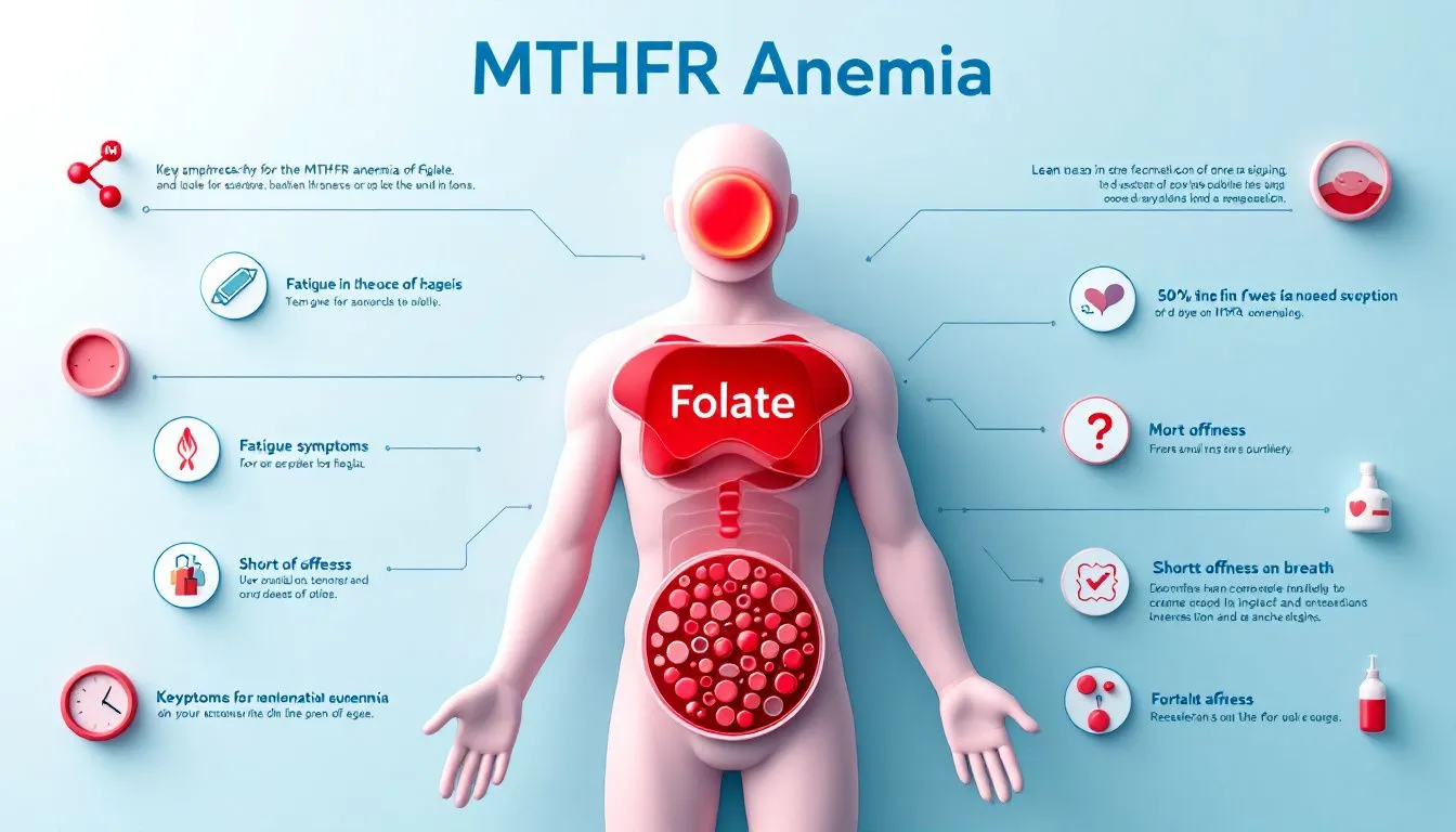 A conceptual image illustrating the importance of early diagnosis in MTHFR anemia.